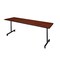 Kobe Rectangle Training Table, 84" W, 29" H, Laminate Top, Cherry MKTRCC8424CH - alternate 1